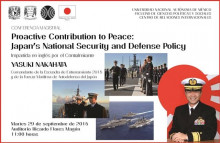 Conferencia Magistral "Proactive Contribution to Peace: Japan's National Security and Defense Policy"